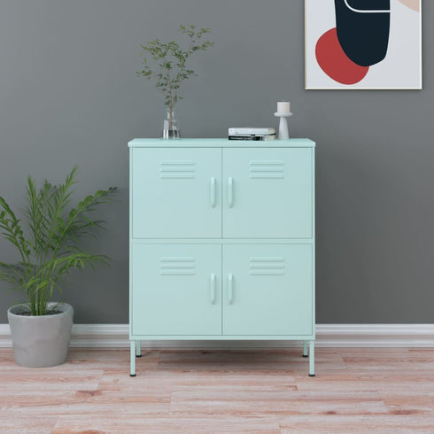Lady Jillian -  Storage Cabinet Mint 80x35x101,5 cm Steel - Model 1